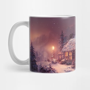 Winter Holiday Chrismas tree Landscap gift designs Series 07 Mug